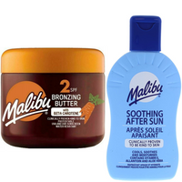 Malibu Masło Przyspieszające SPF2 + Balsam Po Opalaniu 200ml