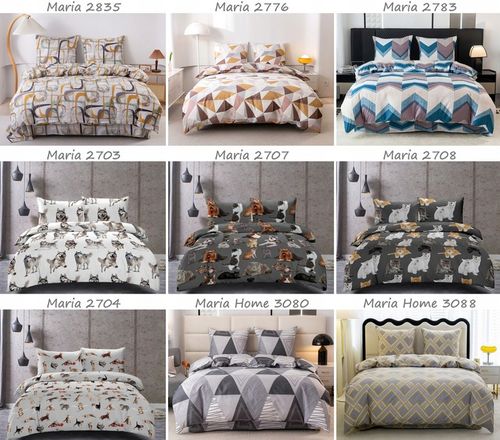 Pościel 160x200 + 2 poszewki KOMPLET POŚCIELI bawełnianej satyny WYBÓR na Arena.pl