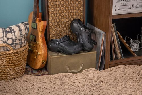 Damskie Buty Chodaki Platforma Koturn Crocs Bella 210062 Clog 38-39 na Arena.pl