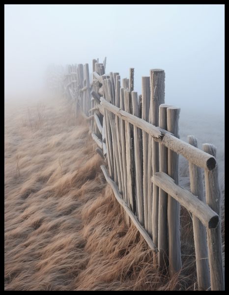 Plakat 50x65cm Mgła nad Wydmami zdjęcie 2