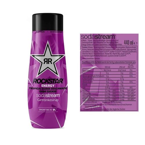 SYROP KONCENTRAT SODASTREAM ROCKSTAR ORIGINAL ENERGY ZERO ! ! ! na Arena.pl