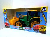 LENA Traktor-spychacz ziel.62cm kart.02057 80006
