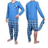 Śpiochy Alzheimer | body |męska piżama jednoczęściowa dla dorosłych L