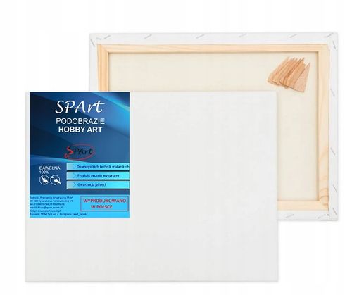 PŁÓTNO PODOBRAZIE MALARSKIE HOBBY ART BAWEŁNIANE 50x70 na Arena.pl