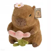 PLUSZOWA KAPIBARA Z KWIATEM 27 CM