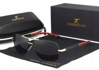 OKULARY PRZECIWSŁONECZNE KINGSEVEN POLARYZACJA nerdy aluminiowe N724