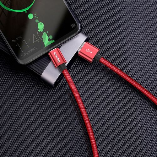 Baseus kabel Double Fast USB na typ-C 5A czerwony na Arena.pl