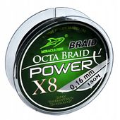 PLECIONKA WĘDKARSKA 8-splotowa 0,16mm czarna