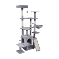 Drapak dla kota legowisko zabawka domek wieża budka wysoka 152 cm Rebel