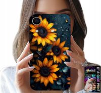 ETUI DO IPHONE XR - SŁONECZNIKI, SŁONECZNIK, KWIECISTE WZORY