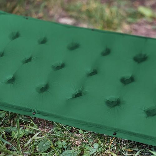 MATA SAMOPOMPUJĄCA KARIMATA DMUCHANA TREKKINGOWA Z PODUSZKĄ 193X68X3,5CM na Arena.pl