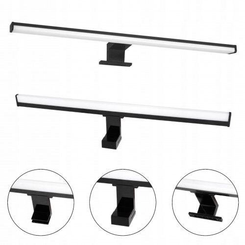 LAMPA NAD LUSTRO KINKIET ŁAZIENKA LED 8W 60CM CZARNY zdjęcie 3