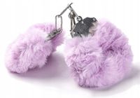 Kajdanki erotyczne. Metalowe z Futerkiem.