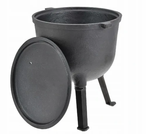 KOCIOŁEK ŻELIWNY STOJĄCY 11L MYŚLIWSKI WĘGIERSKI ROSSNER GARNEK NA OGNISKO na Arena.pl