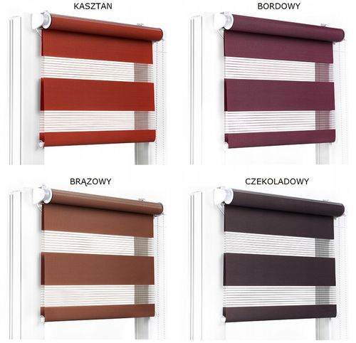 ROLETA DZIEŃ NOC 68x150 CM NAPINACZ RÓŻNE KOLORY na Arena.pl
