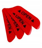 4 szt kpl odblaski ostrzegawcze OPEN na drzwi nocą