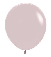 Balon lateksowy pastelowy brudny różowy 45cm