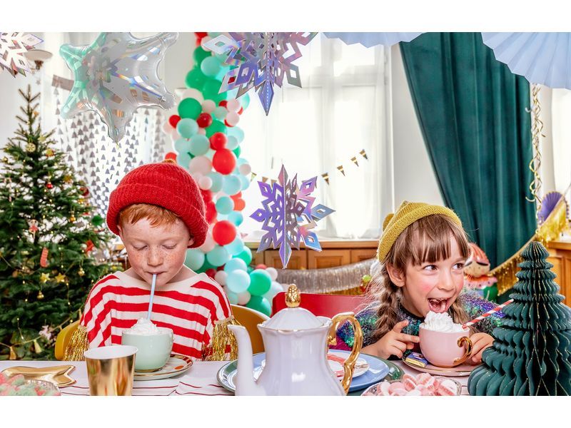 Balon foliowy "Śnieżynka", 64 cm x 66 cm [balon z helem] zdjęcie 3