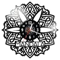 Zegar ścienny z płyty winylowej Mandala 364.14