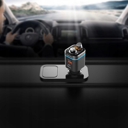 Transmiter FM Bluetooth Feegar Q200 PRO Szybka Ładowarka QC 4.0 42W Audio na Arena.pl