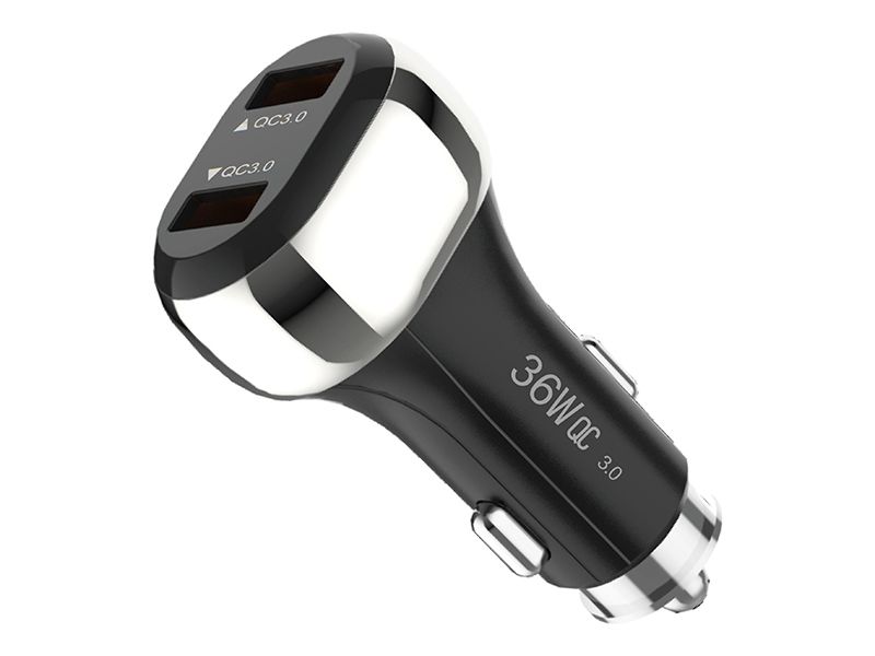 Ładowarka samochodowa G36C 2x USB-A 36W zdjęcie 1