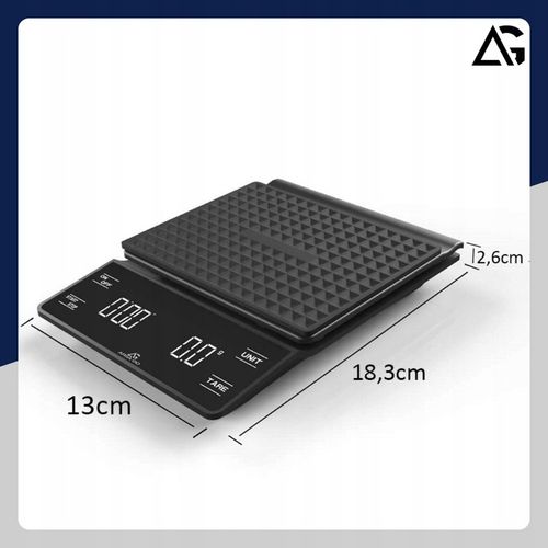 WAGA KUCHENNA PRECYZYJNA 3000g / 0,1g WYŚWIETLACZ LICZNIK DO PARZENIA na Arena.pl