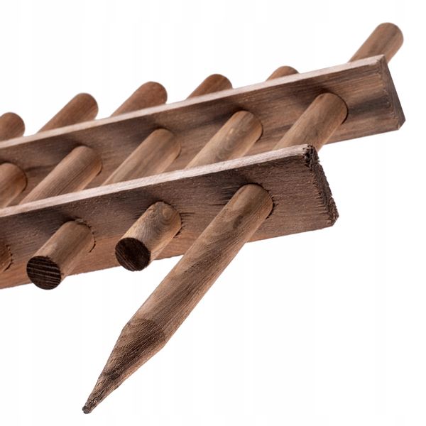 KADAX Płotek Ogrodowy Drewniany Palisada 60cm zdjęcie 9