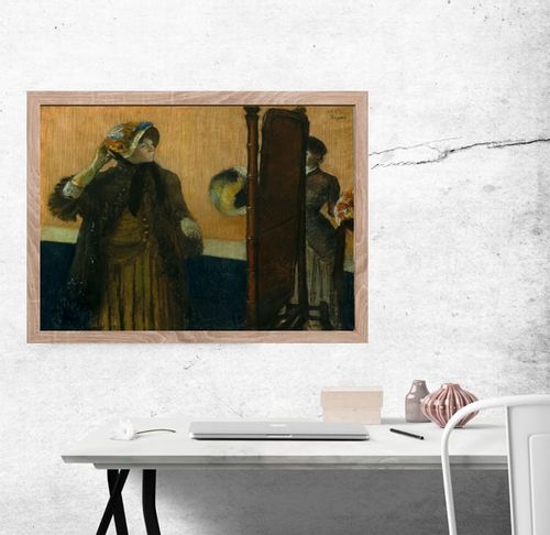 At the Milliners, Edgar Degas - plakat 80x60 cm na Arena.pl
