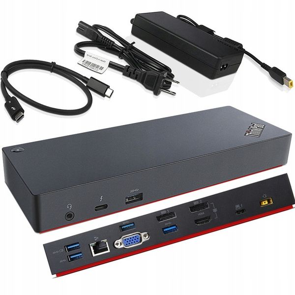 Stacja Lenovo ThinkPad Thundrbolt 3 Dock 40AC0135EU 135 W zdjęcie 1