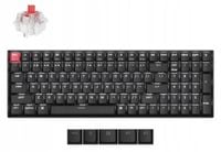 Klawiatura bezprzewodowa mechaniczna Keychron K4 QMK Super Red Czarna