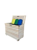 Obudowa na trzy kosze do segregacji