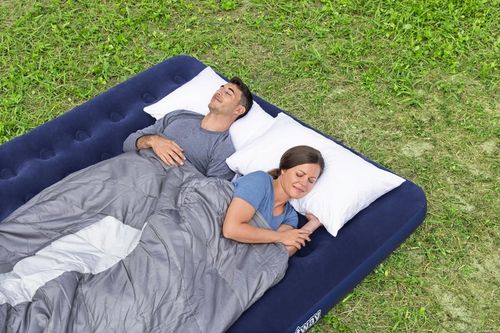 MATERAC DMUCHANY DWUOSOBOWY WELUROWY ŁÓŻKO203x183 BESTWAY 67004 na Arena.pl