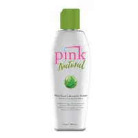 pink natural lubrykant wodny 140 ml z wyciągiem z aloesu i guarany
