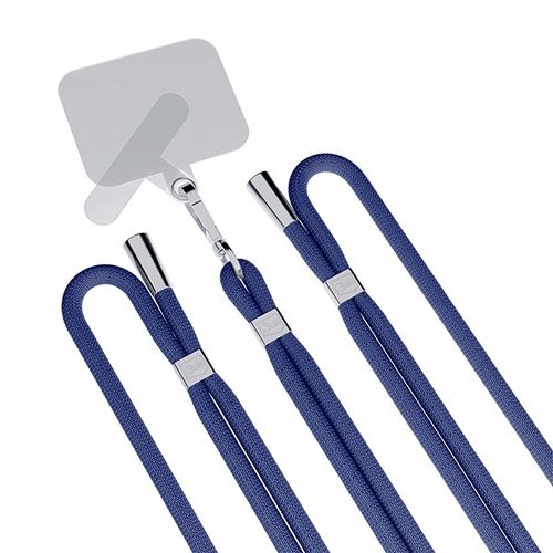 3MK EasyClip Dark Blue (silver) smycz do telefonu na Arena.pl