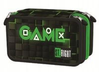 piórnik potrój z wyposaż stright pc-05 green game