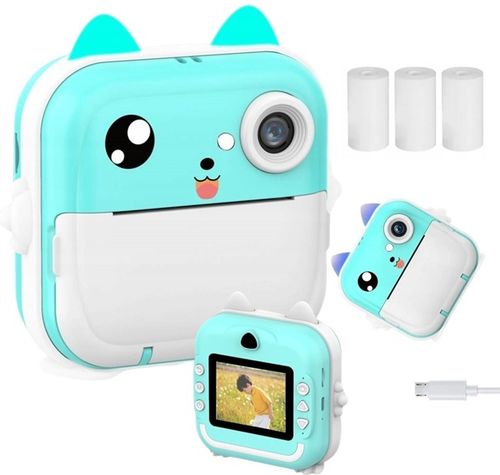 DRUKUŚ DRUKARKA APARAT NATYCHMIASTOWY FOTOGRAFICZNY MINI TERMICZNA RÓŻOWY na Arena.pl