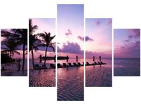 OBRAZ MAGICZNY ZACHÓD SŁOŃCA MALEDIWACH