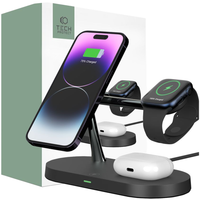 TECH-PROTECT A12 3IN1 MAGNETIC MAGSAFE WIRELESS CHARGER BLACK