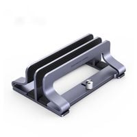 stojak uchwyt podstawka na laptop tablet aluminiowy pionowy srebrny