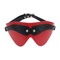 milan collection - blindfold - black/red