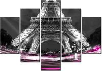 105CM 150CM OBRAZ 5 ELEM KOLOROWO WIEŻĄ DRUK