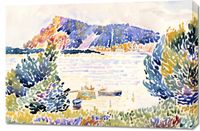 Obraz 90x60cm Cap Nègre, Henri-Edmond Cross Vintage do Salonu