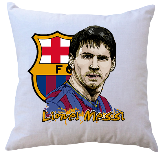 Poduszka Lionel Messi Barca zdjęcie 1