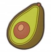 Przypinka Wpinka Ozdoba Jibbitz Charms Pin Do Butów Crocs Avocado