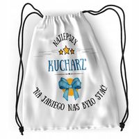 Plecak Dla Kucharza Sportowy Szkolny Worek Torba Z Nadrukiem Ze Zdjęciem