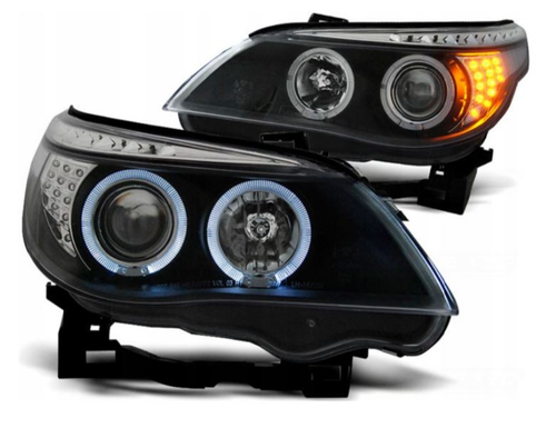 NOWE Lampy Reflektory Do BMW E60/E61 Od 2003 Do 2007 LED KIERUNKOWSKAZ  +H1 na Arena.pl
