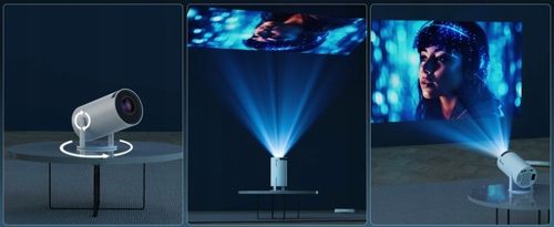 MINI PROJEKTOR SMART RZUTNIK FULL HD Z GŁOŚNIKIEM ANDROID TV WIFI BLUETOOTH na Arena.pl