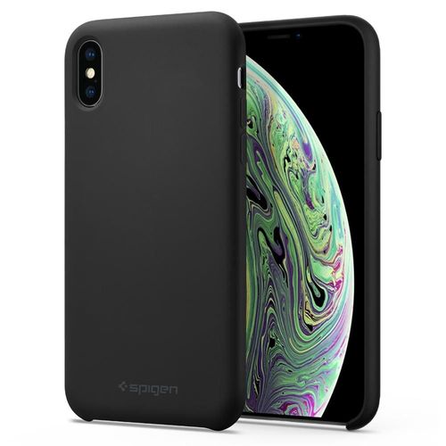 SPIGEN SILICONE FIT IPHONE XS MAX BLACK na Arena.pl