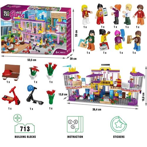 BLOCKI MyGirls Centrum handlowe 591 elementy na Arena.pl