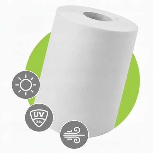 AGROWŁÓKNINA BIAŁA GF 1,6x30m 50g Jesienno/ZIMOWA OKRYCIOWA OTULINA na Arena.pl